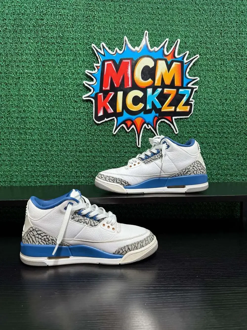 Air Jordan 3 Retro Wizards Men’s Size 8 Pre-Owned: Good
